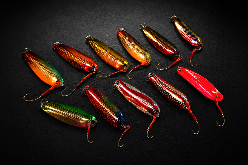 忠さんのスプーン アートフィッシング オリジナルセットD 釣り 釣り用品 常見忠 対象:Bite、MeshBite、DCBite、NorthernBite、ShellBite、RiverDolphin　(8)20～30g：12個