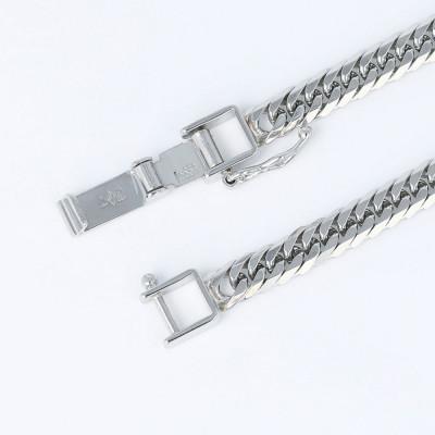 ふるさと納税 魚津市 Pt850 ダブル六面喜平ネックレス 50cm-30g造幣局検定マーク入り |  | 02