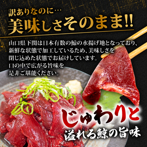 くじらの赤肉刺身 1㎏ くじら BY117