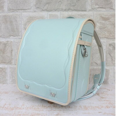 【ふるさと納税】創業1955年 林カバン店オリジナルキューブランドセル ミントグリーン×アイボリーコンビ (女の子)【1482792】