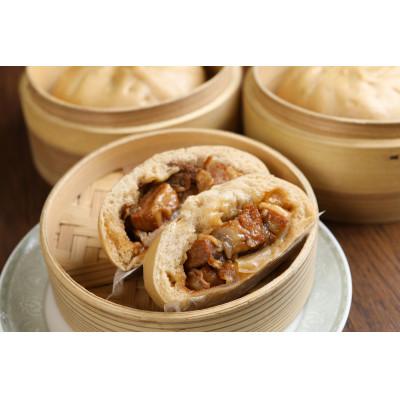 ふるさと納税 玉野市 「手作り豚まんとラーメンの店・八十八家本店」の黒豚まん6個入 |  | 01