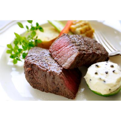 ふるさと納税 新見市 A級グルメセット　千屋牛ステーキとキャビアバター(プレーン) |  | 02