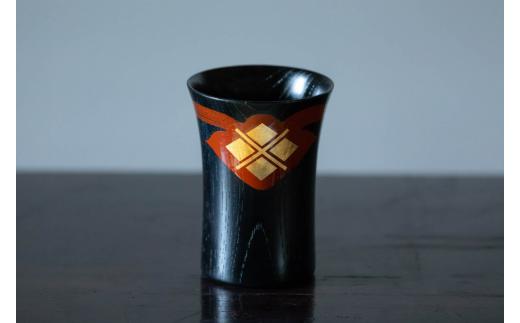 秀衡カップ2個　(黒2個) / 漆器 お酒 ジュース おちょこ ぐいのみ グラス 食器 漆塗 うるしぬり 手塗り 木製 伝統工芸品 和 お正月 高級 結婚 新築祝い お祝い 贈答 贈り物 プレゼント ギフト 香典返し お返し おもてなし