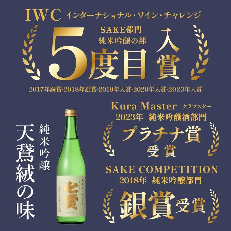 七賢 日本酒 飲み比べ 720ml [h044] 日本酒