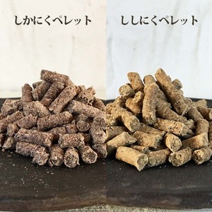 【6回定期便】無添加ドッグフード：しかにく＆ししにくペレットセット（各100g×1P）【J00039】