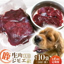 【ふるさと納税】【全6回定期便】犬用 鹿生肉 ジビエ 計1kg ( 100g × 10袋 ) / 鹿肉 ペット用品 ペットフード ドッグフード 小分け 熊本 山都町【Mother Earth】[YCB009]