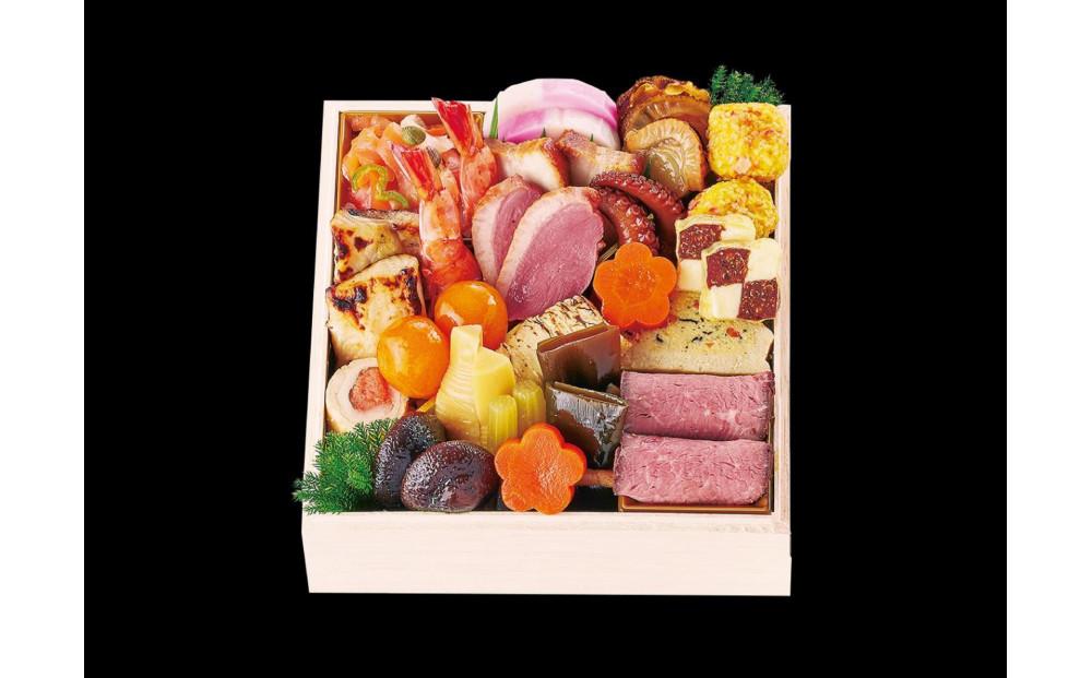 【大丸・松坂屋厳選おせち　冥利】＜八百彦本店＞和風二段／２人前