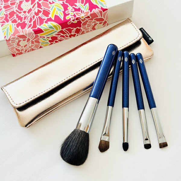 【ふるさと納税】熊野化粧筆 凪フルセット＆ケース 熊野筆ほうこどう【メイクブラシ 化粧筆 ファンデーションブラシ アイシャドーブラシ 熊野筆 伝統工芸 職人技 高級筆 セット ケース ギフト 贈り物】