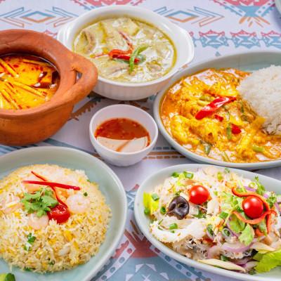 ふるさと納税 大田区 【本格タイ料理クルン・サイアムのスースーデリ】スタンダードタイ料理セット 6個