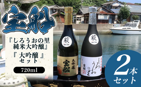 ☆GI萩取得☆ 宝船 『しろうおの里 純米大吟醸』『 大吟醸 』セット