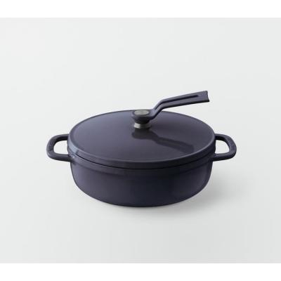 ふるさと納税 名古屋市 バーミキュラ オーブンポット2 18cm 浅型(オーシャンネイビー)