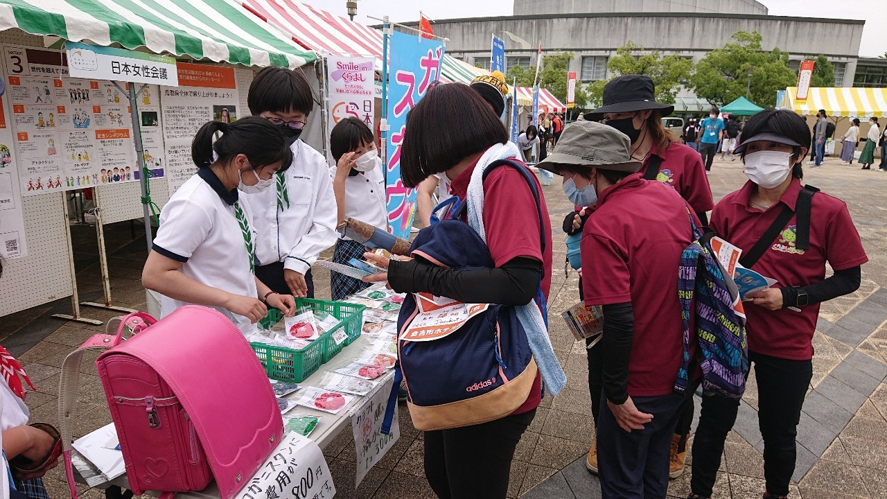 未来ウォークで、クラフト販売！