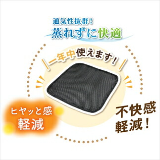 メッシュ座布団 黒 2個セット クッション 座布団 ざぶとん デスクワーク テレワーク 在宅勤務 オフィス 椅子 イス いす 腰痛対策 疲労軽減 インテリア 兵庫県 丹波市