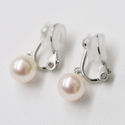 ふるさと納税 天草市 8-8.5mmあこや真珠 スタッドパールイヤリング H:イヤリング SV925_S085-326A |  | 01
