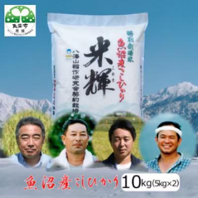 ふるさと納税 魚沼市 【令和8年産先行受付】【新潟県認証・特別栽培米】魚沼産こしひかり(精米)10kg(5kg×2)