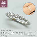 【ふるさと納税】 リング 指輪 ジュエリー レディース アクセサリー ラボグロウンダイヤモンド 0.73ct プラチナ Pt950 ギフト プレゼント ギフトボックス付 ショッパー付 保証書付 鑑定書付 k263-045