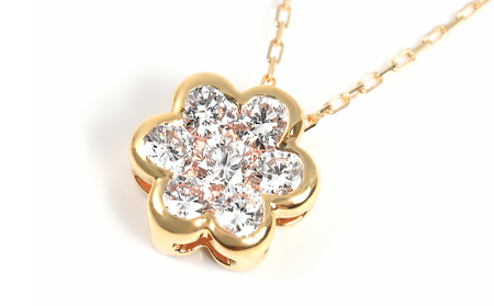 セブンダイヤペンダント 0.30CT　Ｐ6111DI-Y　イエローゴールド