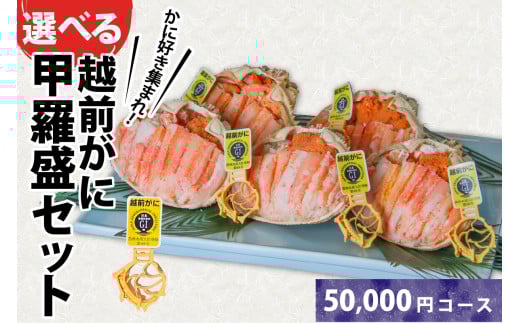 Ｃ　 越前産せいこがに甲羅盛（70g前後 × ５個）合計５個 [E-096006_03]