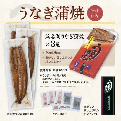ふるさと納税 磐田市 浜名湖産 うなぎ蒲焼 3尾入り |  | 02