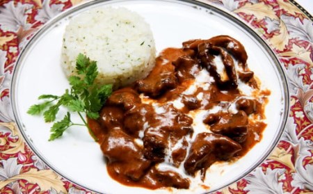 ジビエ 白馬産鹿肉のストロガノフ(180g×3パック)