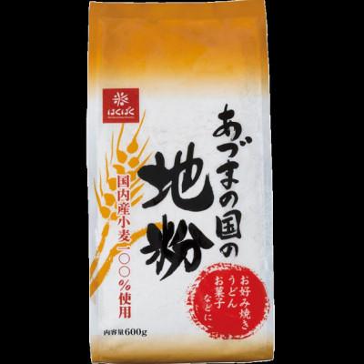 ふるさと納税 富士川町 【はくばく】国内産小麦100%あづまの国の地粉(中力粉)3.6kg(600g×6袋) |  | 01