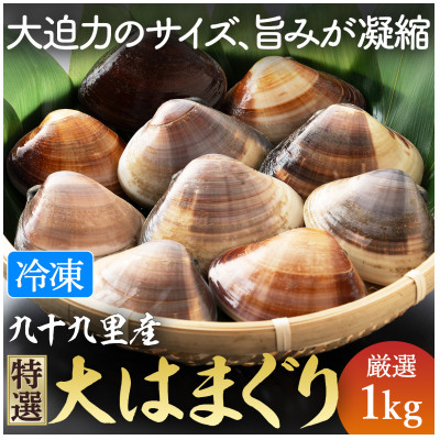 
            はまぐり 1kg 大サイズ 九十九里 九十九里産 瞬間冷凍 蛤 ハマグリ 天然 漁師直送 鮮度 砂抜き 味噌汁 酒蒸し グラタン だし ダシ 出汁 クラムチャウダー 炊き込みご飯 旨味 贅沢 厳選 ご褒美 豪華 ギフト プレゼント 贈答  贈答用 記念日 家族 友人 パーティー 食事会 お祝い 祝い 送料無料 ふるさと納税 不動丸 千葉県 旭市
          