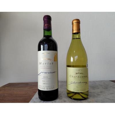 ふるさと納税 塩尻市 五一わいんエステートメルロ・シャルドネ　ギフトセット(箱付)720ml×各1本 |  | 01
