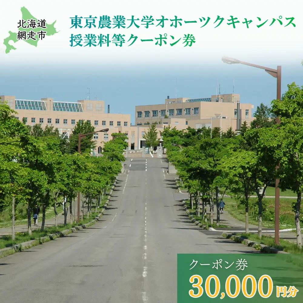 東京農業大学オホーツクキャンパス授業料等30,000円分クーポン券 ABBD001