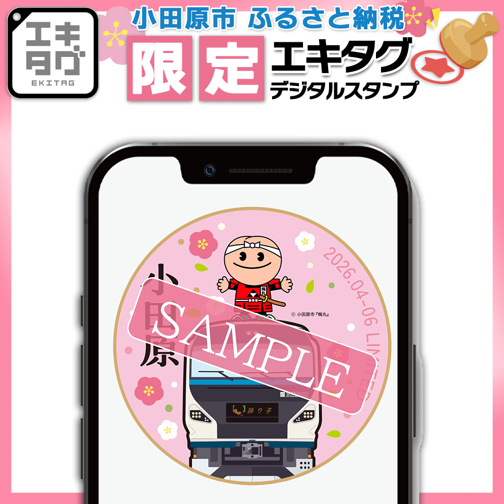 【2026年6月30日受付終了】小田原市ふるさと納税限定エキタグスタンプ