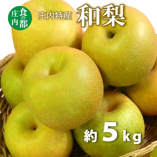 
            食の都庄内　庄内特産 和梨 約5kg※令和7年8月下旬頃～順次配送 
          