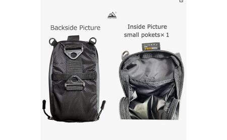 PEAKHUNT スマホショルダー ペットボトル収納 2WAY サコッシュ 撥水 防水 超軽量 登山 トラベル ハイキング 旅行 ピークハント