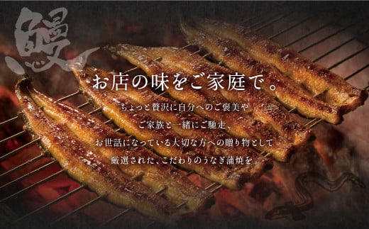 【丑の日／配達日指定可能】九州産 手焼き 炭火 うなぎ 蒲焼 4尾 計480g以上 (1尾あたり120～149g)