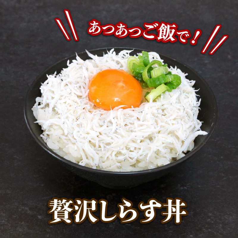 釜揚げ しらす1.2kg | 300ｇ×4パック 小分け 冷凍配送 お取り寄せ 国産 シラス丼 惣菜 簡単調理 ご飯のお供 加工品 海の幸 グルメ 食品 魚介 小魚 鮮魚 海鮮 ちりめんじゃこ いわし
