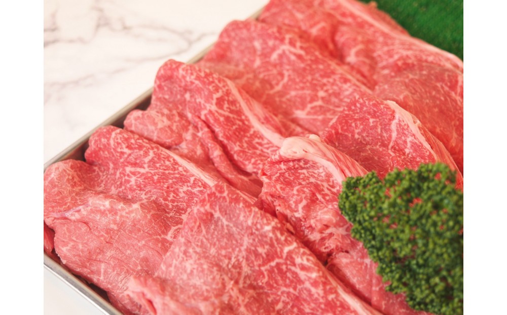 
                  博多和牛ももバラすき焼き600g(300g×2)
                