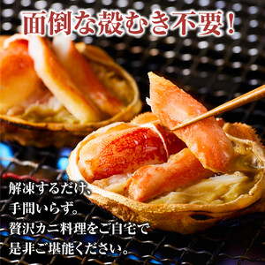 本ズワイ 甲羅盛り 8個入り ズワイガニ カニ 蟹 かに 甲羅 甲羅盛り むき身 かにみそ カニ味噌 ほぐし身 ずわい蟹 小分け