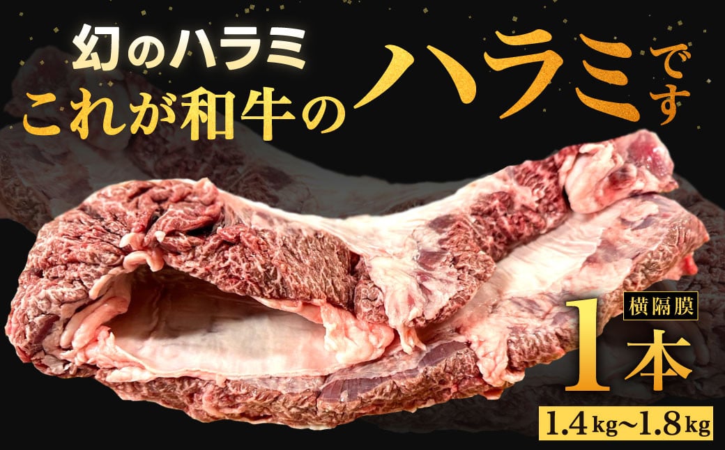 
                  幻のハラミ これが和牛のハラミ（横隔膜）です 黒毛和牛 和牛 ハラミ 上ハラミ 肉 お肉 高級 サシ 焼肉 BBQ 希少 新鮮 国産 九州産 冷蔵
                