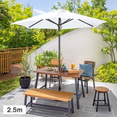 ふるさと納税 海南市 EGプッシュパラソル 2.5m オフホワイト　33065200