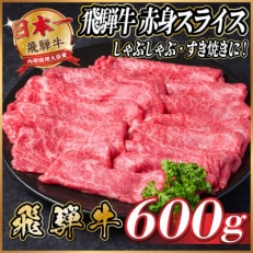 飛騨牛　赤身スライス　約600g【冷蔵便】