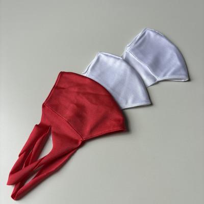 ふるさと納税 三木町 紳士スポーツマスク(伸縮素材使用の日本製マスク) 紳士用ホワイト×2枚+紳士用レッド×1枚 |  | 02