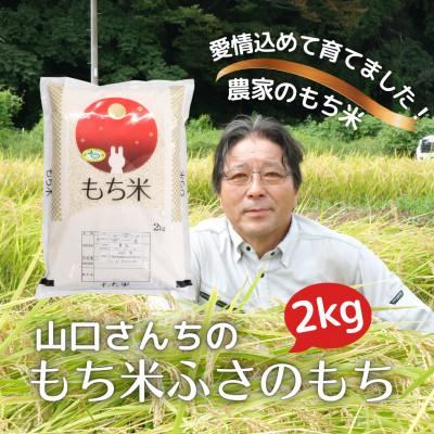 ふるさと納税 多古町 多古米農家 山口さんちのもち米2kg 千葉県奨励品種ふさのもち