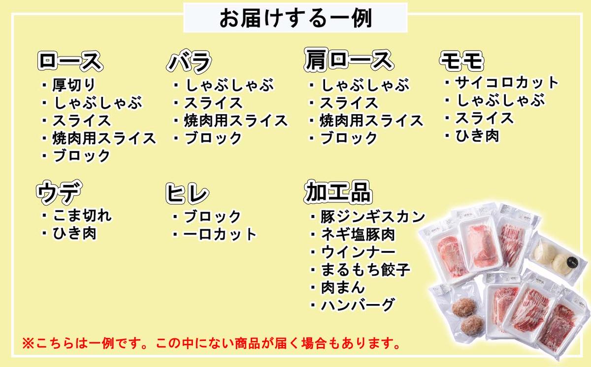 ＜ 定期便 12回 ＞ 北海道産 健酵豚 お楽しみ 福袋 （ 加工品