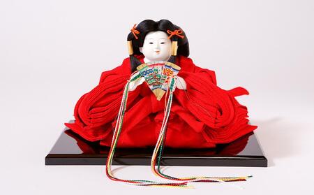 【安藤人形店】赤いおぼこ雛