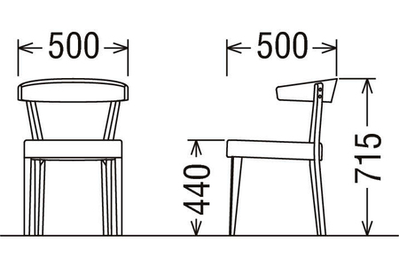 カリモク家具『ダイニングチェア』CA3700 [1250]