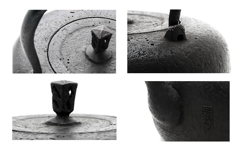 【南部鉄器】高銅羅形鉄瓶(たかどらがたてつびん) 仁左衛門釜 1.3L 鉄瓶 やかん 急須 伝統工芸品 最高級品 プレゼント 観賞用 岩手県 盛岡市 御釜屋 砂鉄製 鉄分 健康増進 鉄分摂取 お茶 美