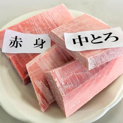 ふるさと納税 静岡市 メバチマグロ味わいセット(トロ2〜3サク+上赤身2サク) |  | 02