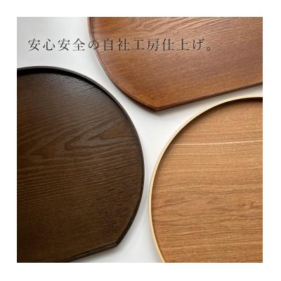 ふるさと納税 海南市 半月盆 木製 コクタン調 尺二 36cm トレー 和食 |  | 03