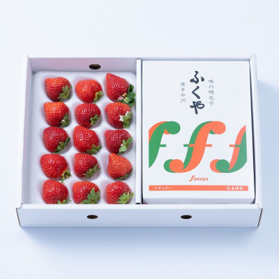 
                  ＜11月下旬より順次発送＞福岡産あまおう12-15粒&ふくや味の明太子(贈)(大牟田市)【1226687】
                