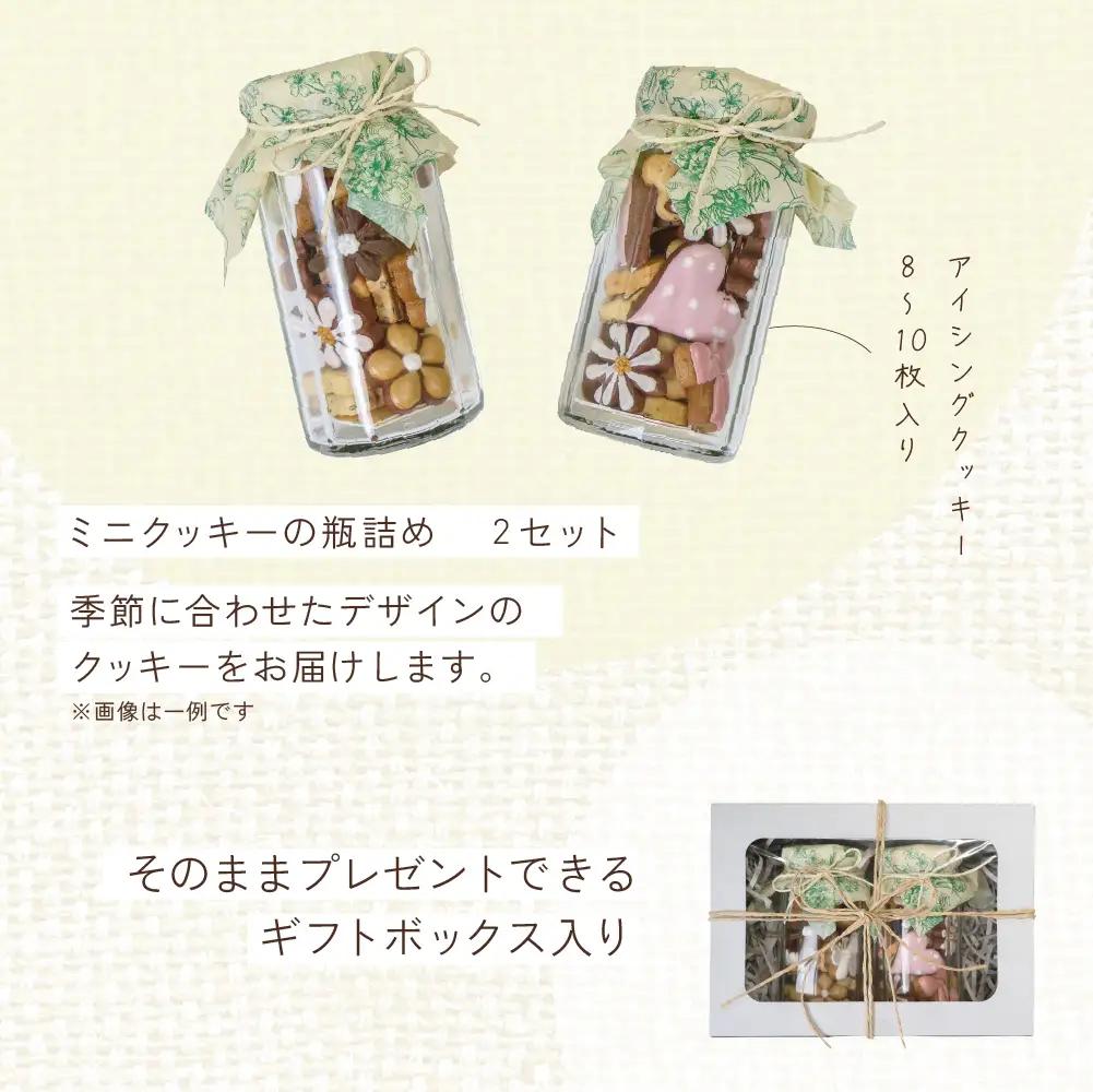 【2026年11月発送】季節のアイシングクッキー(瓶入り) (75～80g×2セット)フレーバー全7種入り【116-9【11】】
