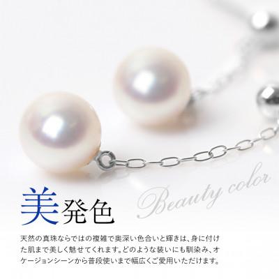 ふるさと納税 長崎市 あこや真珠 5.5-6.0mm 保証書付 ピアス K14WG ベビーパール |  | 01