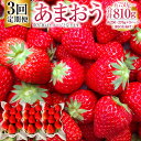 【ふるさと納税】【3回定期便】あまおう 約750～810g（約250～270g×3パック）×3回 合計約2250g～2430g あまおう G規格 いちご イチゴ 苺 ストロベリー ベリー フルーツ 果物 定期便 春 旬 九州 国産 福岡県産 送料無料【2025年1月下旬～3月下旬発送予定】